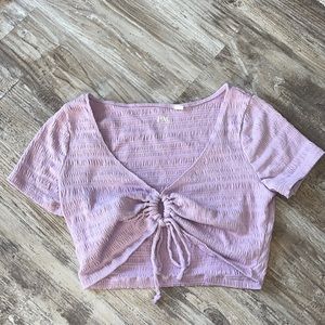 Purple Pacsun tie top
